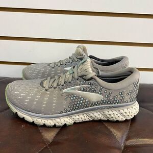 Brooks Womens Glycerin 17 1202831B070 Gray Teal Running Shoes Sneakers Size 9 B